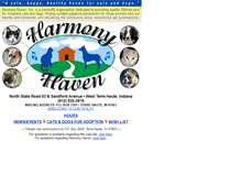 Tablet Screenshot of harmonyhaven.org